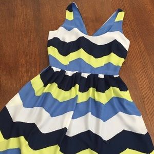 🔴 Chevron Sun Dress